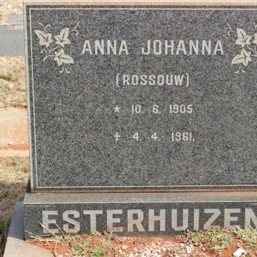 ESTERHUIZEN Anna Johanna nee ROSSOUW 1905-1961