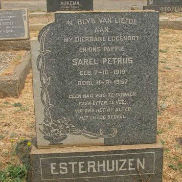 ESTERHUIZEN Sarel Petrus 1919-1957