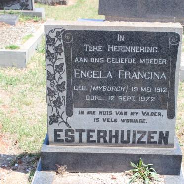 ESTERHUIZEN Engela Francina nee MYBURGH 1912-1972