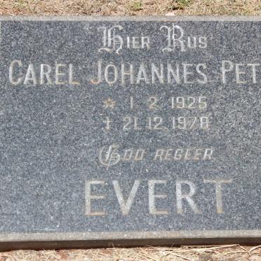 EVERT Carel Johannes Petrus 1925-1978