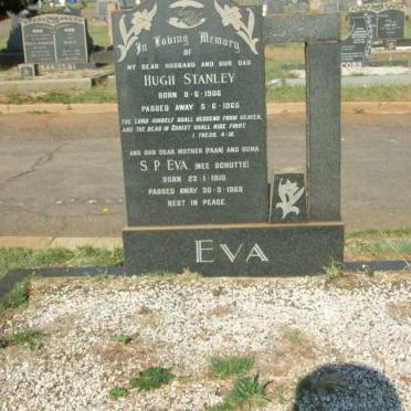 EVA Hugh Stanley 1906-1965 &amp; S.P. SCHUTTE 1910-1969