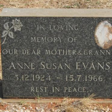 EVANS Anne Susan 1924-1966