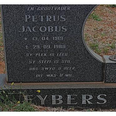 EYBERS Petrus Jacobus 1919-1988