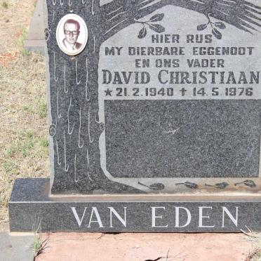 EDEN David Christiaan, van 1940-1976