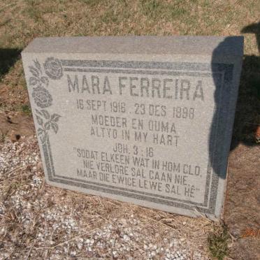 FERREIRA Mara 1916-1998