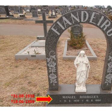 FIANDEIRO Manuel Rodrigues 1938-1989