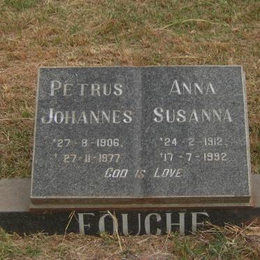 FOUCHÉ Petrus Johannes 1906-1977 &amp; Anna Susanna 1912-1992