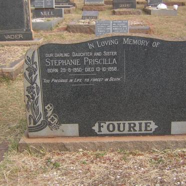 FOURIE Stephanie Priscilla 1950-1958