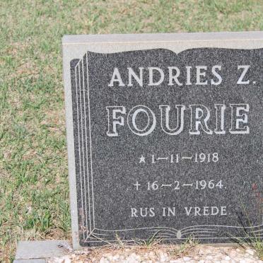 FOURIE Andries Z. 1918-1964