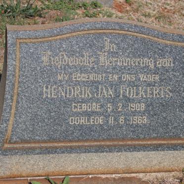FOLKERTS Hendrik Jan 1908-1963