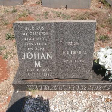 FURSTENBERG Johan M. 1922-1974