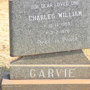 GARVIE Charles William 1904-1976