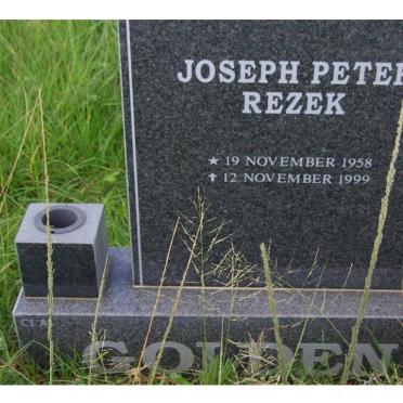 GOLDEN Joseph Peter Rezek 1958-1999