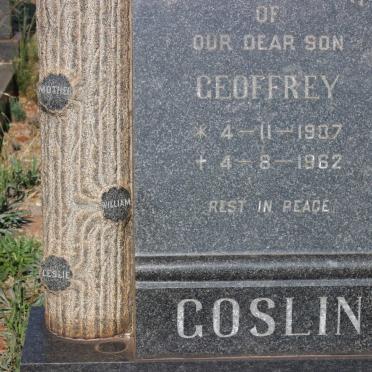 GOSLIN Geoffrey 1937-1962