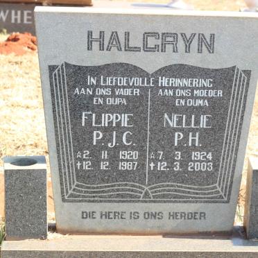 HALGRYN P.J.C. 1920-1987 &amp; P.H. 1924-2003