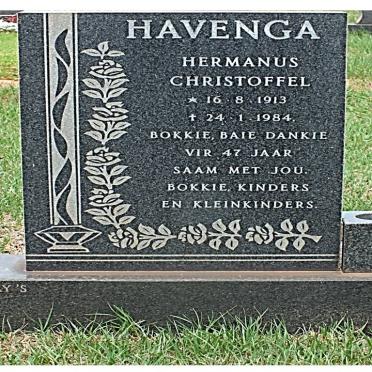 HAVENGA Hermanus Christoffel 1913-1984
