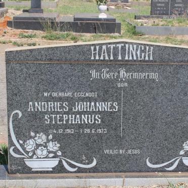 HATTINGH Andries Johannes Stephanus 1913-1973