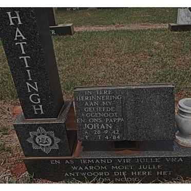 HATTINGH Johan 1942-1984