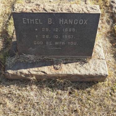 HANCOX Ethel B. 1889-1957