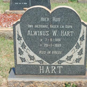 HART Alwinus W. 1891-1969
