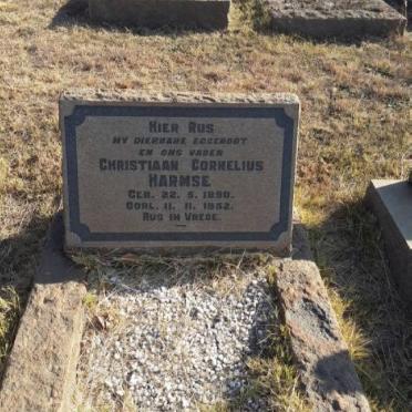 HARMSE Christiaan Cornelius 1890-1952