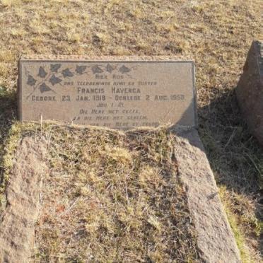 HAVENGA Francis 1918-1950