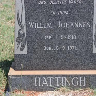 HATTINGH Willem Johannes 1918-1971
