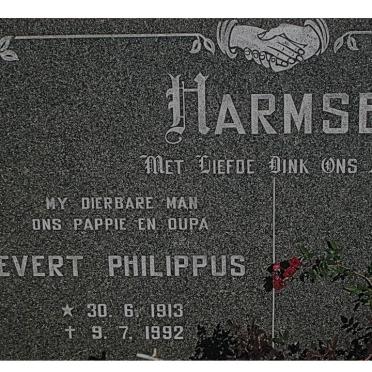 HARMSE Evert Philippus 1913-1992