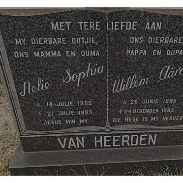 HEERDEN Willem Aäron, van 1896-1995 &amp; Nelie Sophia 1909-1983