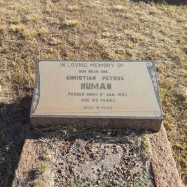HUMAN Christian Petrus -1952