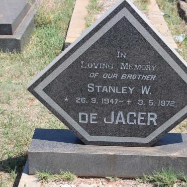 JAGER Stanley W., de 1947-1972