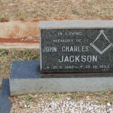 JACKSON John Charles 1880-1953