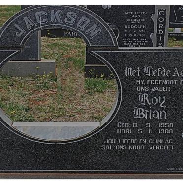 JACKSON Roy Brian 1950-1988