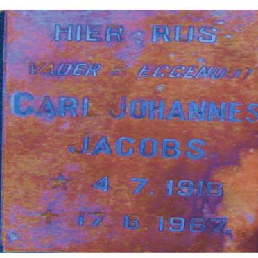 JACOBS Carl Johannes 1916-1967