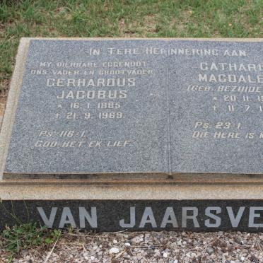 JAARSVELD Gerhardus Jacobus, van 1885-1969 &amp; Catharina Magdalena BEZUIDENHOUT 1903-1990