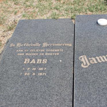JAMESON Norman R. 1916-197? &amp; Babs 1917-1971