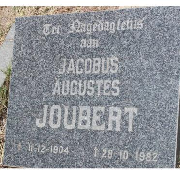 JOUBERT Jacobus Augustes 1904-1982