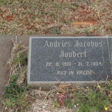 JOUBERT Andries Jacobus 1910-1954