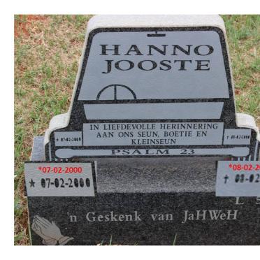 JOOSTE Hanno 2000-2000