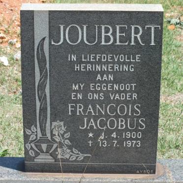 JOUBERT Francois Jacobus 1900-1973
