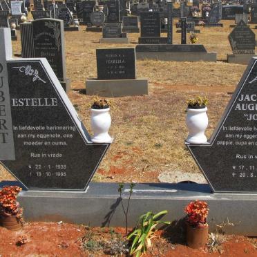 JOUBERT Jacob Augustus 1939-2011 &amp; Estelle 1938-1985