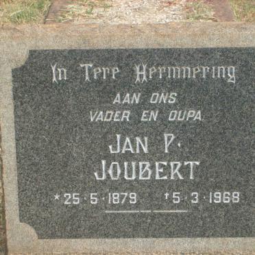 JOUBERT Jan P. 1879-1968