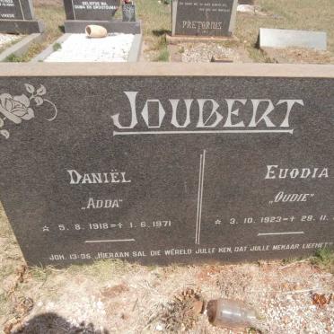 JOUBERT Daniël 1918-1971 &amp; Euodia 1923-1989