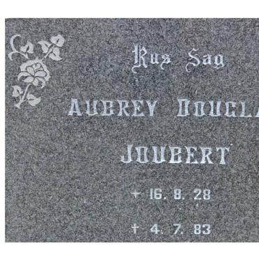 JOUBERT Aubrey Douglas 1928-1983