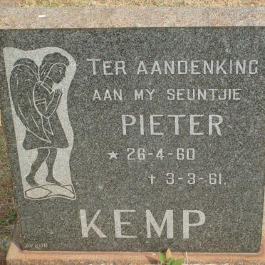KEMP Pieter 1960-1961