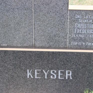 KEYSER Christian Frederick 1961-1972