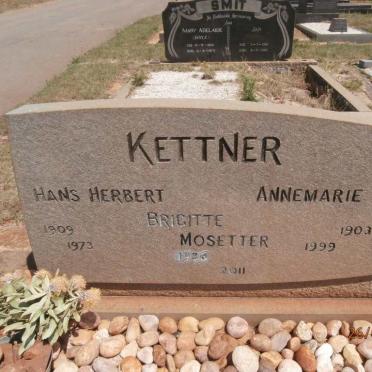 KETTNER Annemarie 1903-1999 :: KETTNER Hans Herbert 1909-1973 :: MOSETTER Brigitte 1936-2011