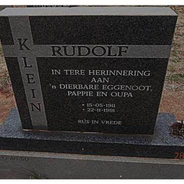 KLEIN Rudolf 1911-1991