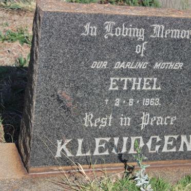 KLEUDGEN Ethel -1963