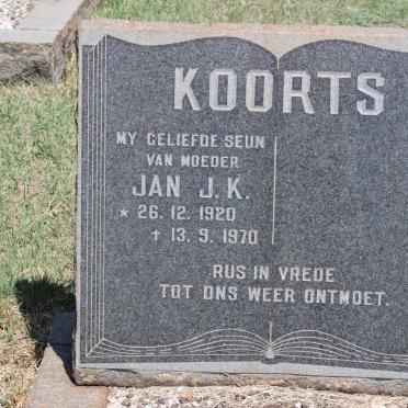 KOORTS Jan J.K. 1920-1970